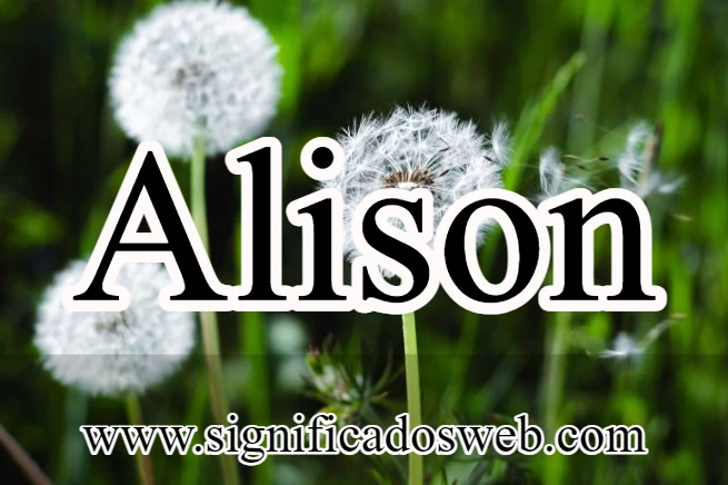 Significado del nombre de Alison ✔️