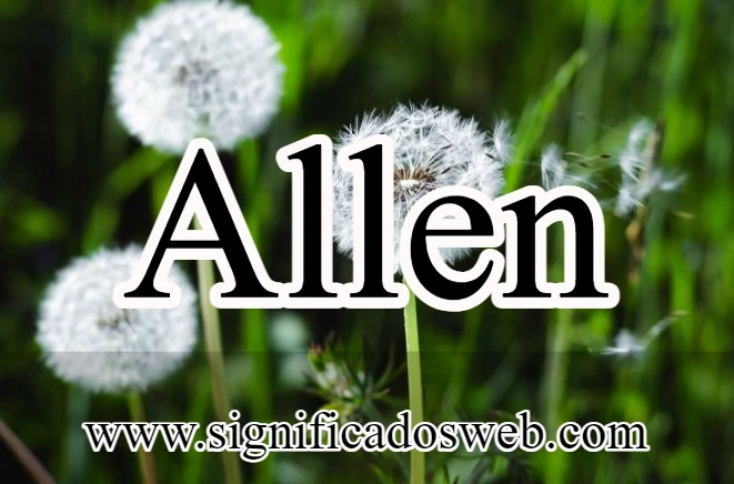 Significado del nombre de Allen ✔️