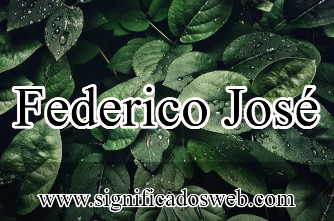 Significado del nombre Federico José ✔️