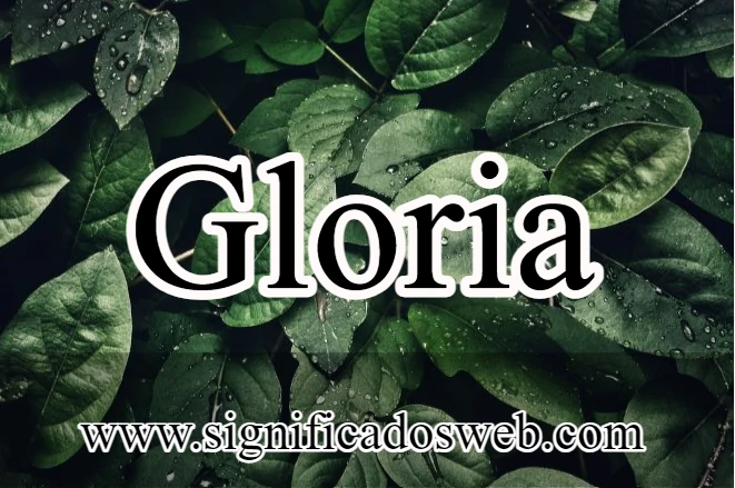 Significado del nombre Gloria ✔️