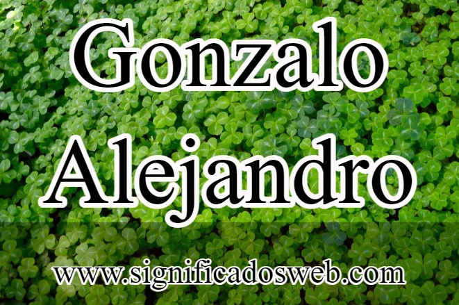 Significado del nombre Gonzalo Alejandro ✔️