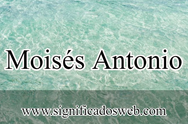 Significado del nombre Moisés Antonio ✔️