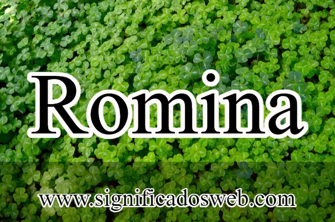 Significado del nombre Romina ✔️