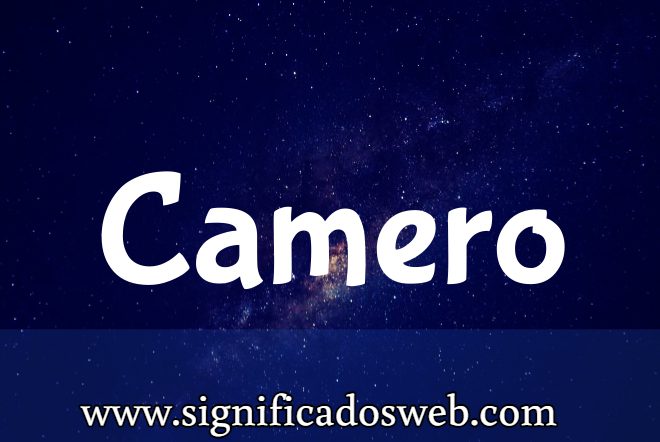 Significado del apellido Camero ✔️