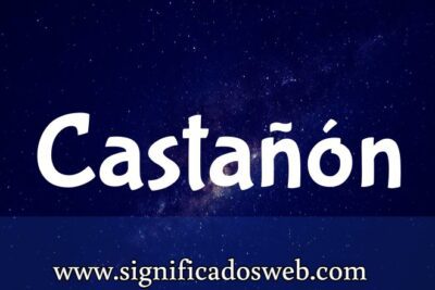 Significado del apellido Castañón ✔️