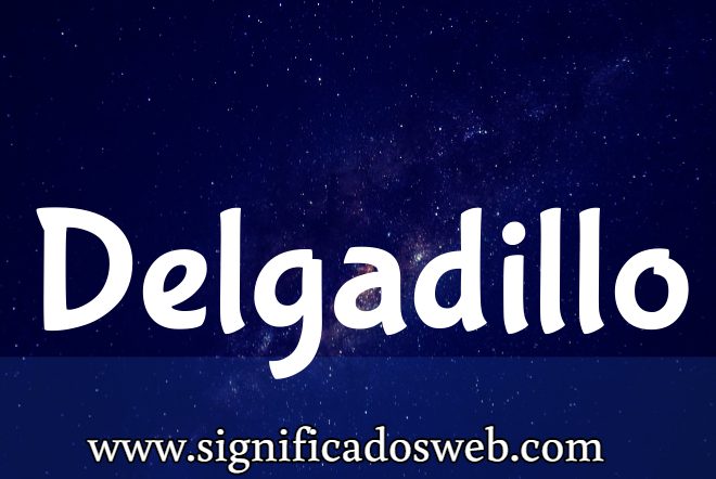 Significado del apellido Delgadillo ✔️
