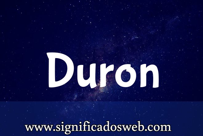 Significado del apellido Duron ✔️