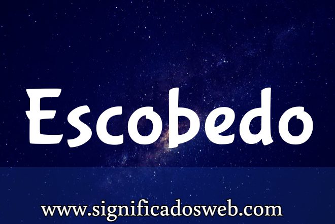 Significado del apellido Escobedo ✔️