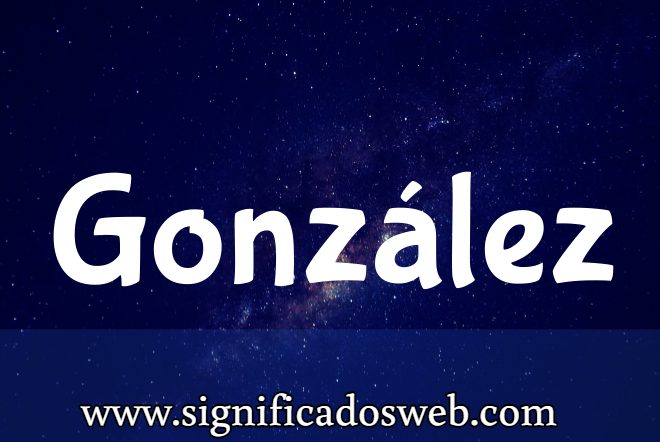 Significado del apellido González ✔️