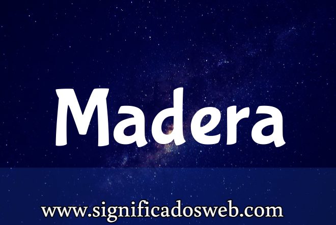 Significado del apellido Madera ✔️