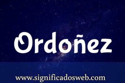Significado del apellido Ordo&ntilde;ez ✔️