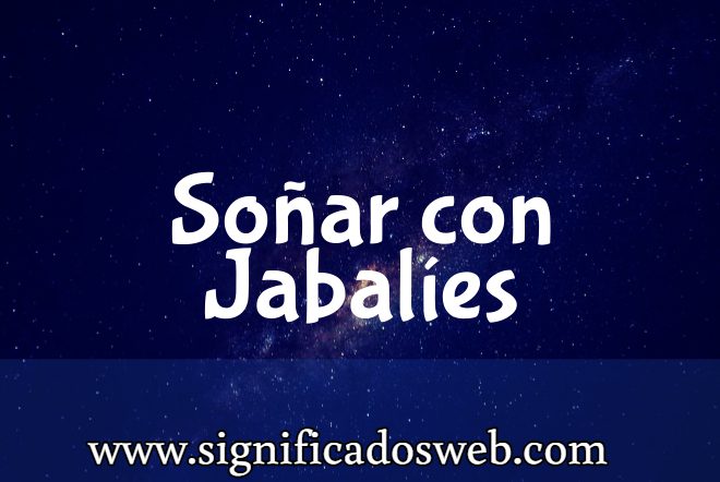 Significado de Soñar con Jabalíes ✔️