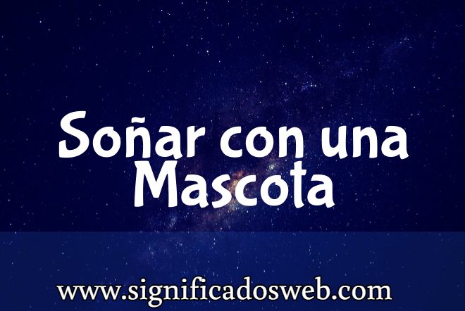 Significado de Soñar con una Mascota ✔️
