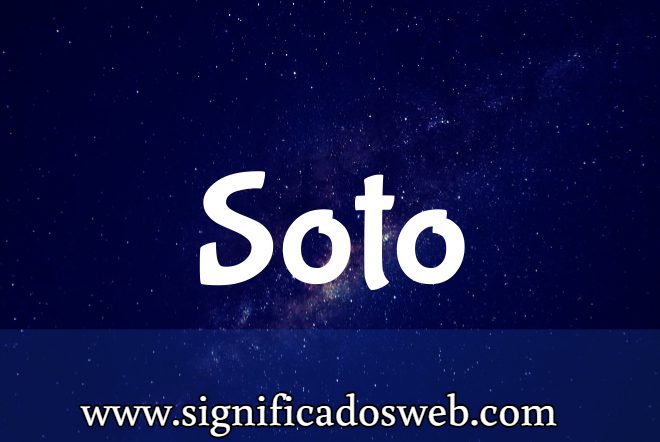 Significado del apellido Soto ✔️