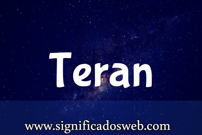 Significado del apellido Teran ✔️