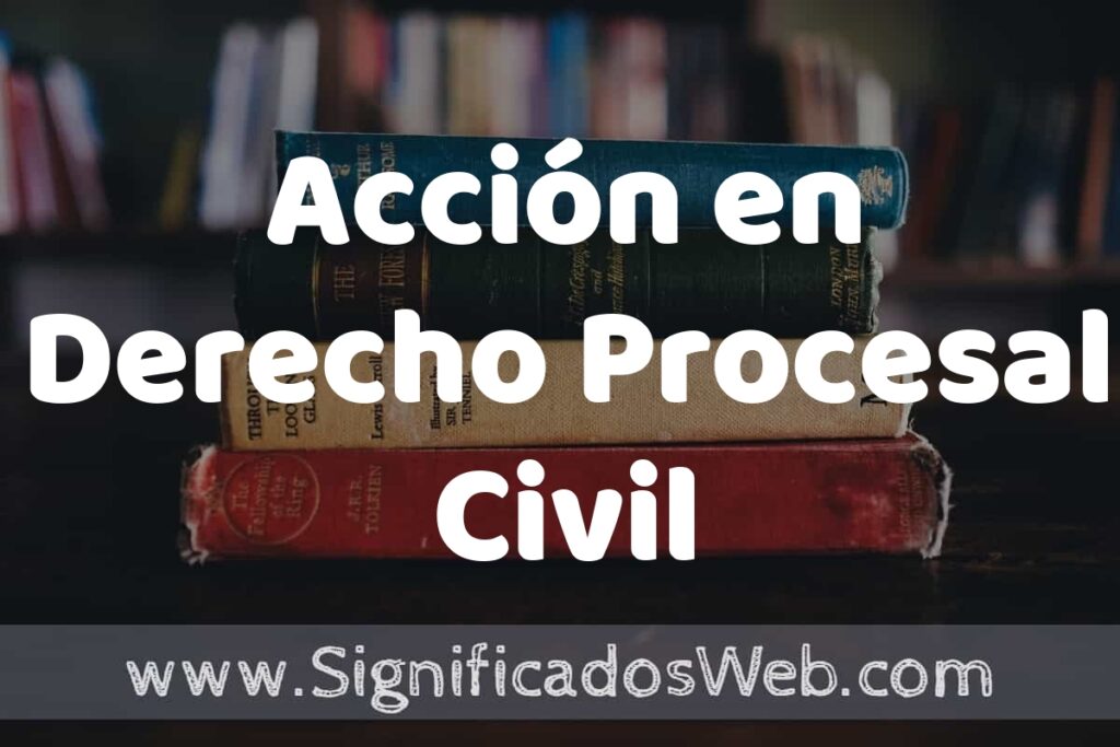 Concepto de Acción en Derecho Procesal Civil ▶️¿Que es? Definición y Significado