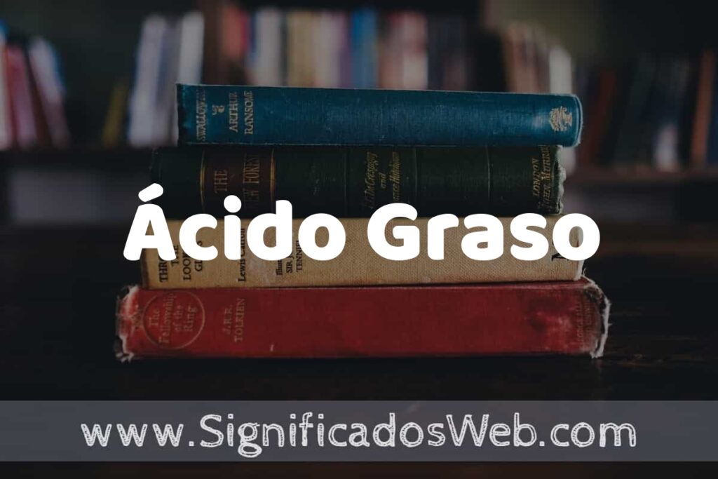 Concepto de Ácido Graso ▶️¿Que es? Definición y Significado