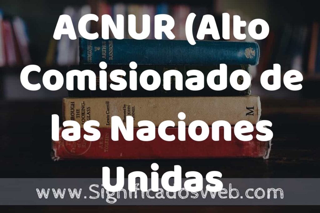 Concepto de ACNUR (Alto Comisionado de las Naciones Unidas para los Refugiados) ▶️¿Que es? Definición y Significado