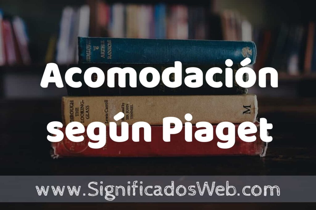 Concepto de Acomodación según Piaget ▶️¿Que es? Definición y Significado