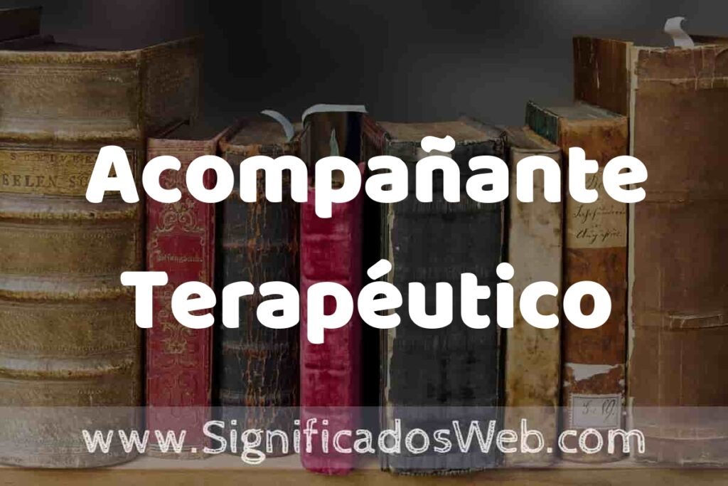 Definición de Acompañante Terapéutico: Que es, 5 Ejemplos, Tipos y Para que Sirve + Sinónimo y Significado