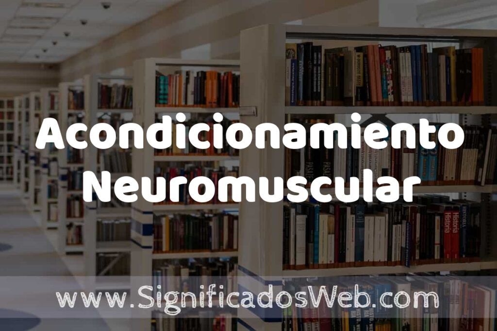 Concepto de Acondicionamiento Neuromuscular ✔️ Significado y Definición