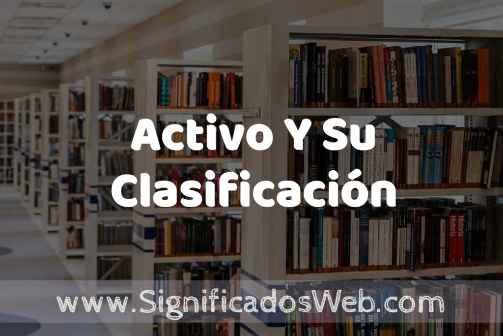 Concepto de Activo Y Su Clasificación ✔️ Significado y Definición