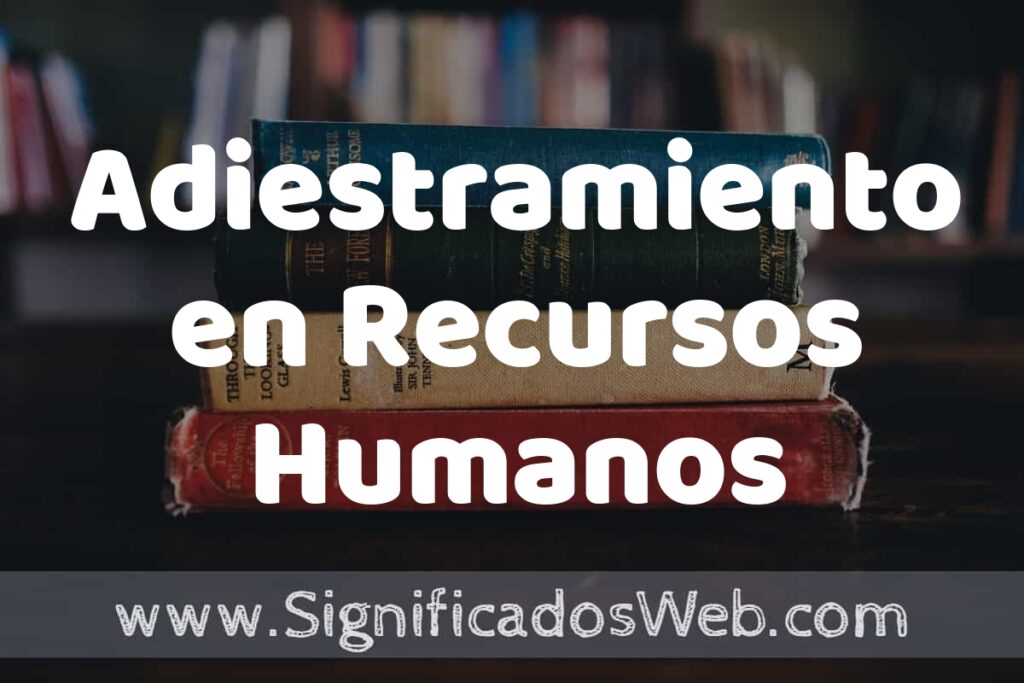Concepto de Adiestramiento en Recursos Humanos ▶️¿Que es? Definición y Significado
