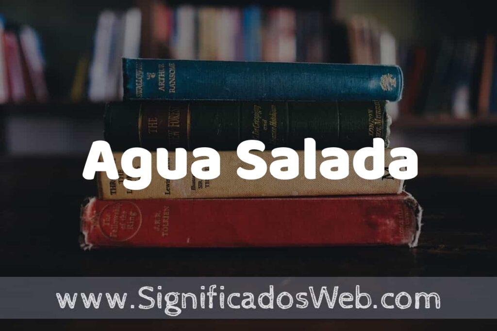 Concepto de Agua Salada ▶️¿Que es? Definición y Significado