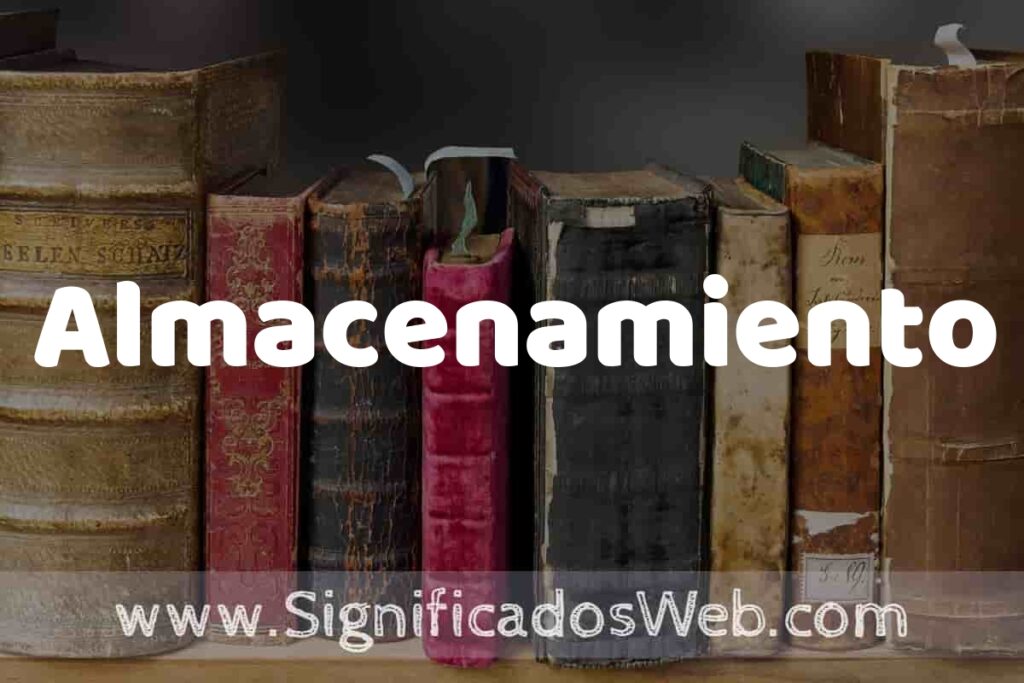 Definición de Almacenamiento: Que es, 5 Ejemplos, Tipos y Para que Sirve + Sinónimo y Significado