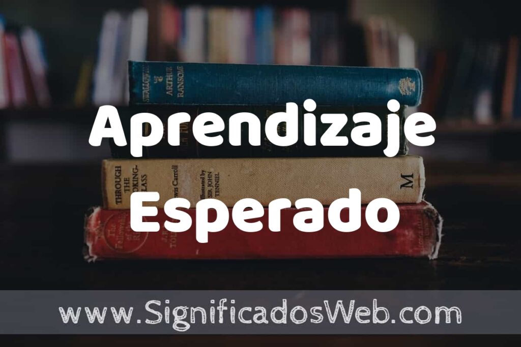 Concepto de Aprendizaje Esperado ▶️¿Que es? Definición y Significado