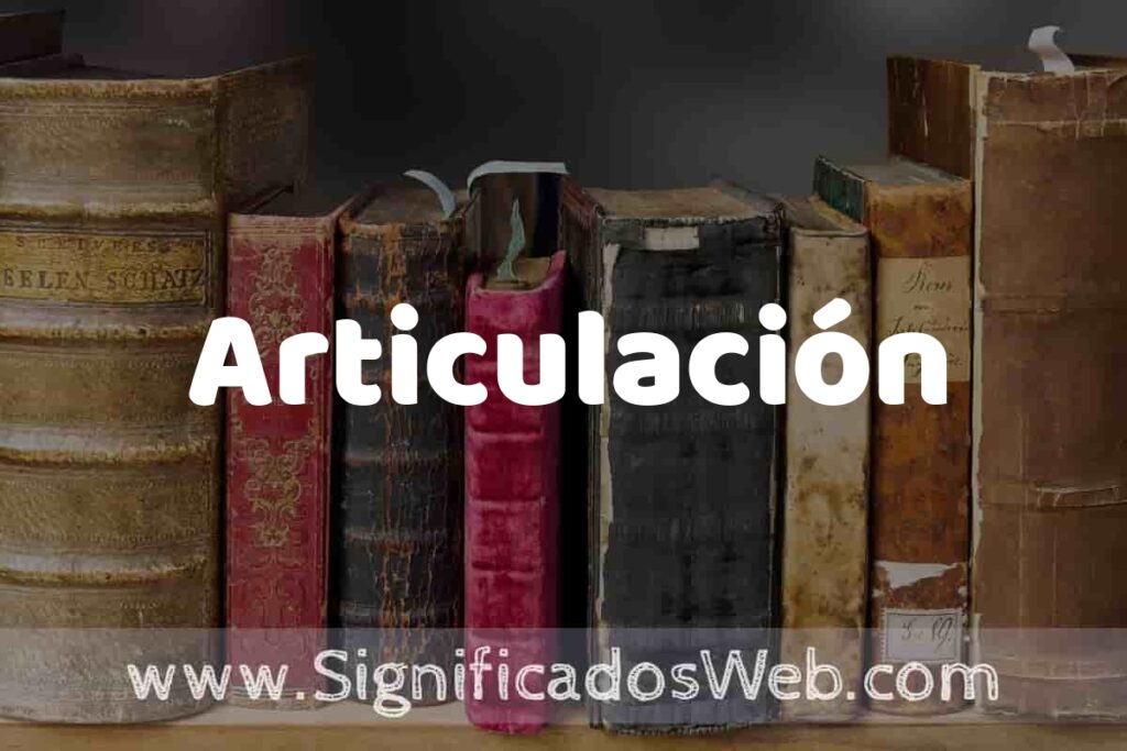 Definición de Articulación: Que es, 5 Ejemplos, Tipos y Para que Sirve + Sinónimo y Significado