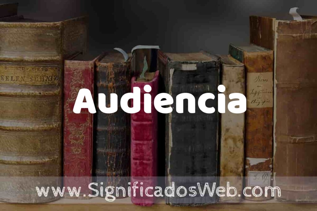 Definición de Audiencia: Que es, 5 Ejemplos, Tipos y Para que Sirve + Sinónimo y Significado