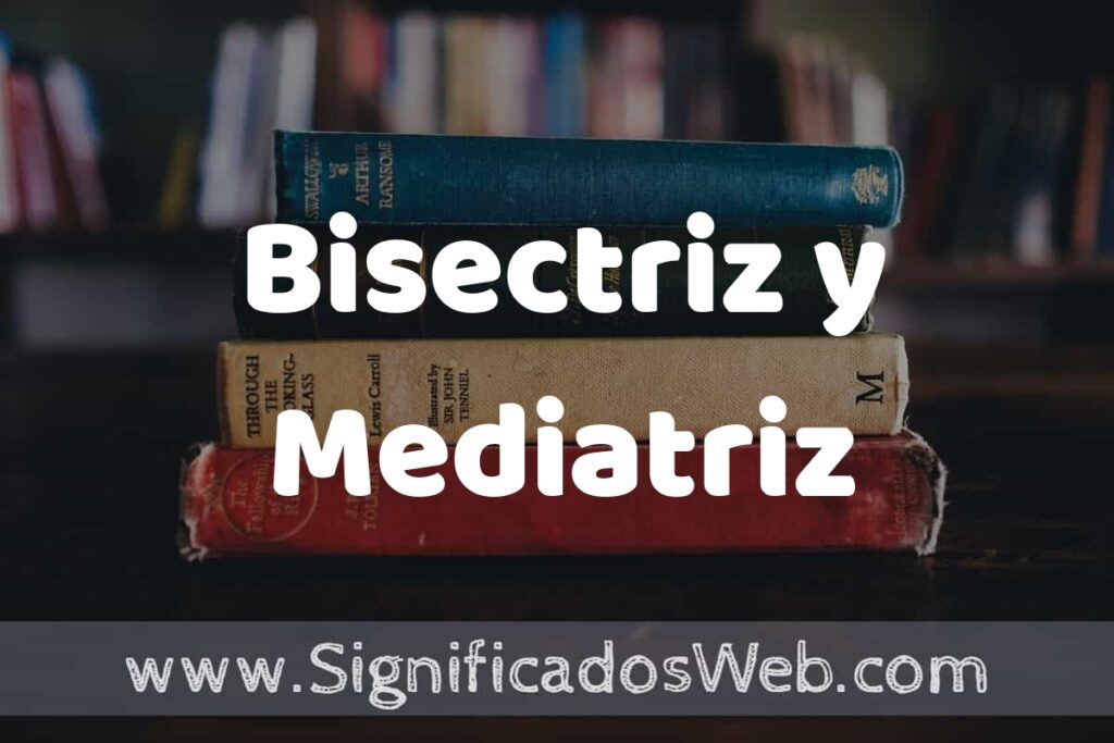 Concepto de Bisectriz y Mediatriz ▶️¿Que es? Definición y Significado