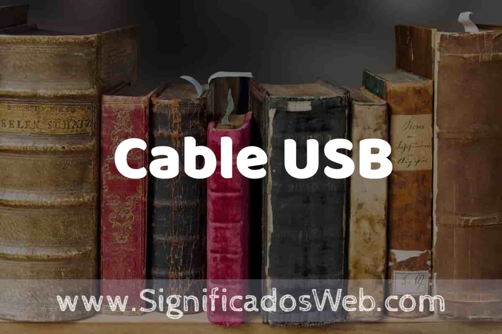 Definición de Cable USB: Que es, 5 Ejemplos, Tipos y Para que Sirve + Sinónimo y Significado