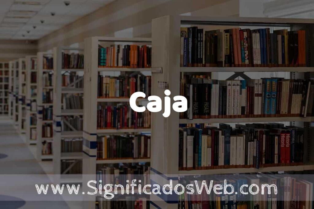 Concepto de Caja ✔️ Significado y Definición