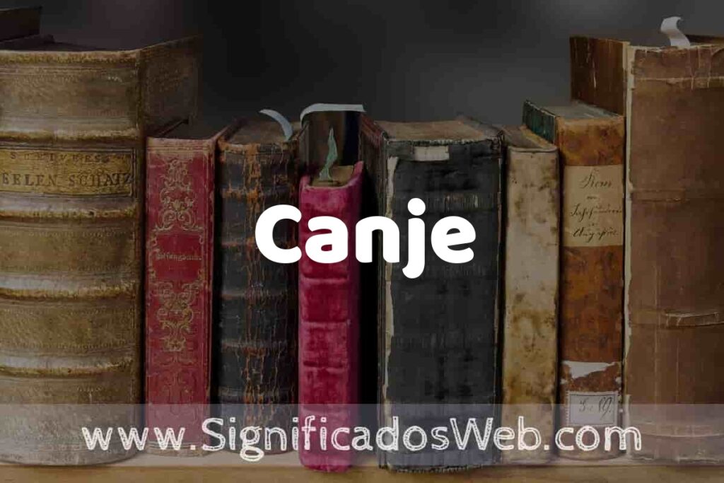 Definición de Canje: Que es, 5 Ejemplos, Tipos y Para que Sirve + Sinónimo y Significado