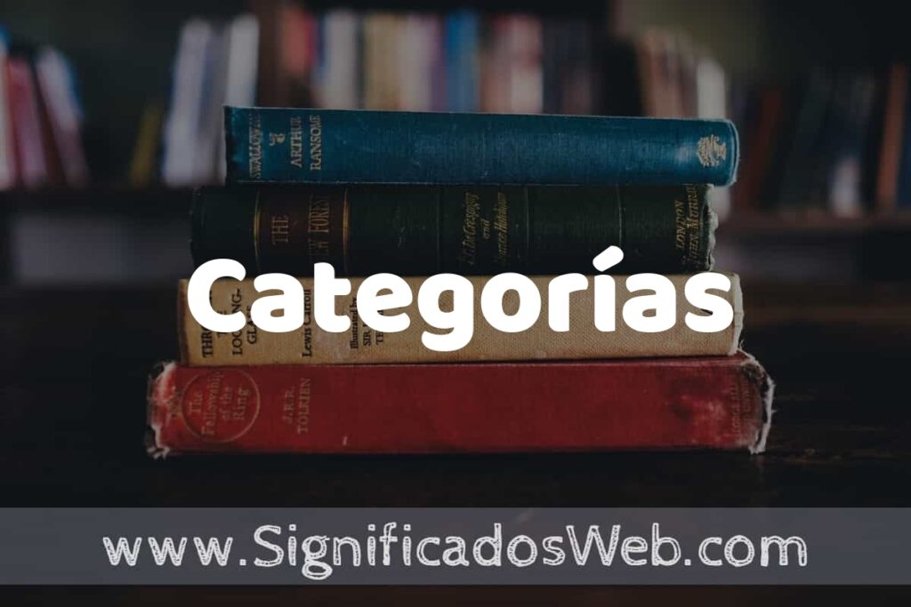 Concepto de Categorías ▶️¿Que es? Definición y Significado