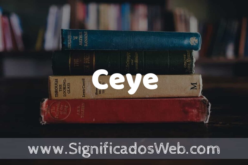 Concepto de Ceye ▶️¿Que es? Definición y Significado