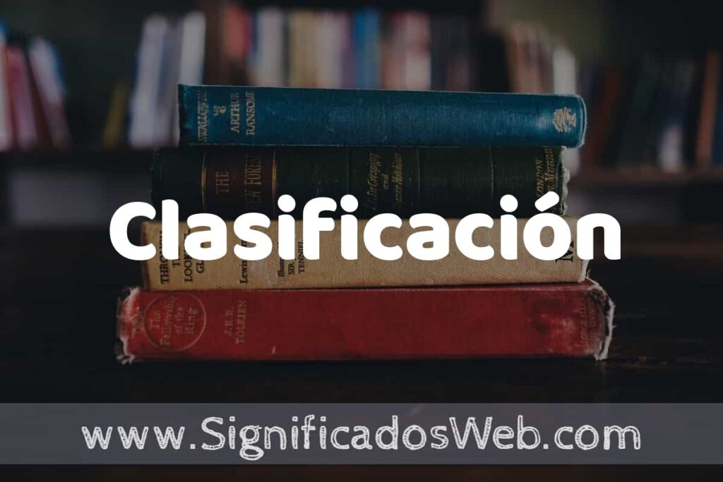 Concepto de Clasificación ▶️¿Que es? Definición y Significado