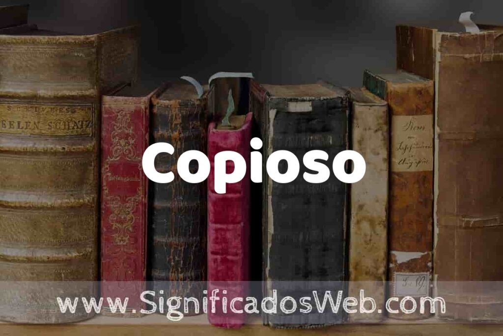 Definición de Copioso: Que es, 5 Ejemplos, Tipos y Para que Sirve + Sinónimo y Significado