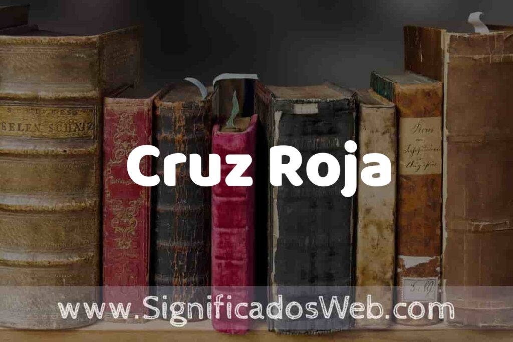 Definición de Cruz Roja: Que es, 5 Ejemplos, Tipos y Para que Sirve + Sinónimo y Significado