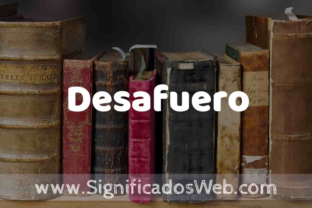 Definición de Desafuero: Que es, 5 Ejemplos, Tipos y Para que Sirve + Sinónimo y Significado