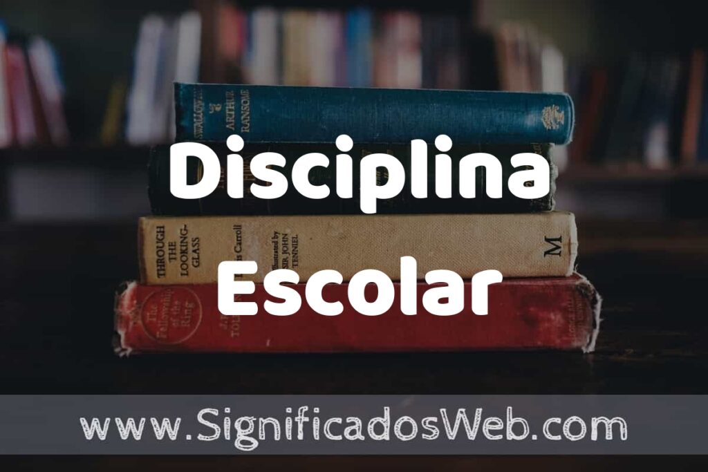 Concepto de Disciplina Escolar ▶️¿Que es? Definición y Significado