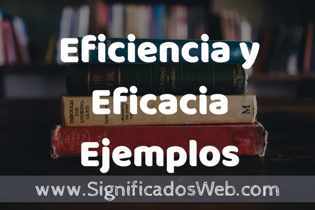 Concepto de Eficiencia y Eficacia Ejemplos ▶️¿Que es? Definición y Significado