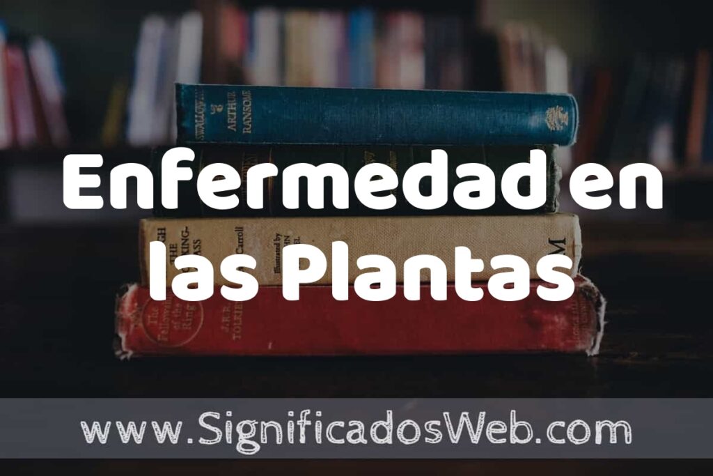 Concepto de Enfermedad en las Plantas ▶️¿Que es? Definición y Significado