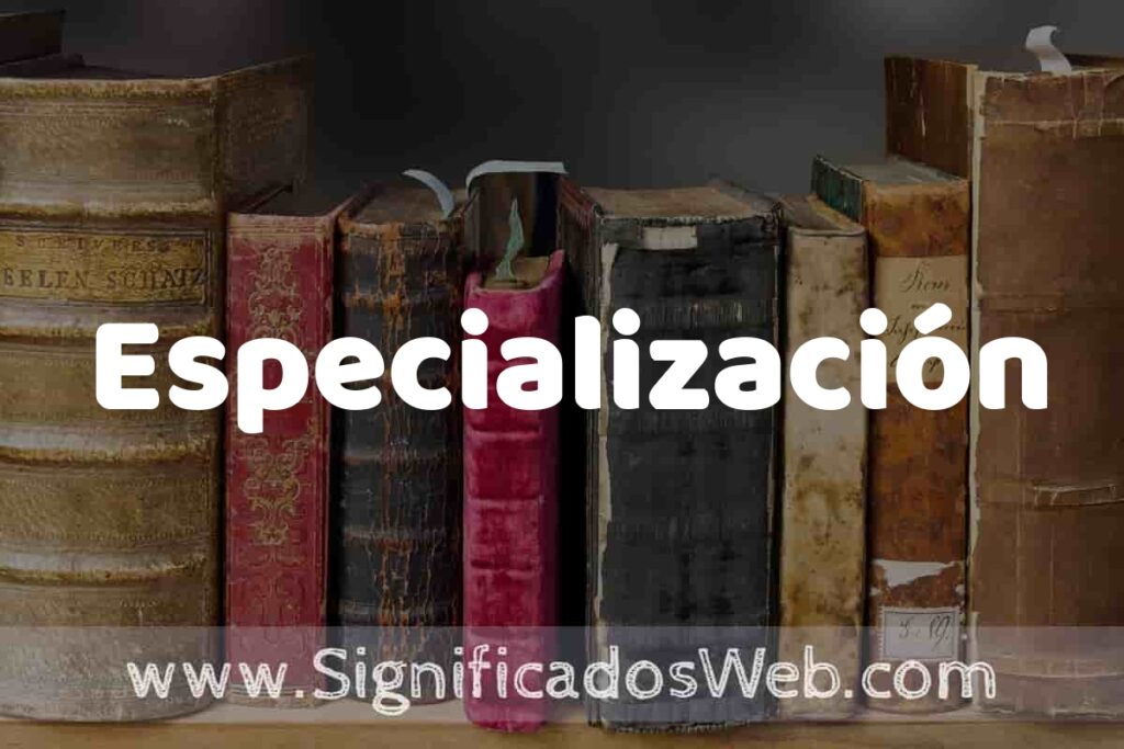 Definición de Especialización: Que es, 5 Ejemplos, Tipos y Para que Sirve + Sinónimo y Significado