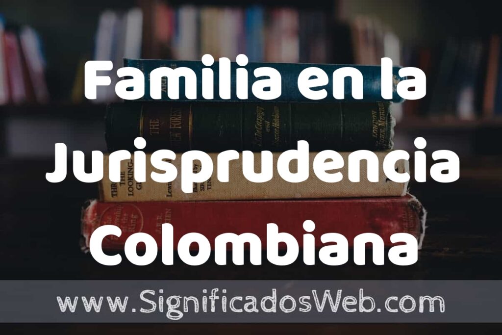Concepto de Familia en la Jurisprudencia Colombiana ▶️¿Que es? Definición y Significado