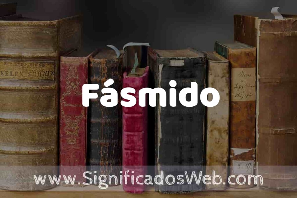 Definición de Fásmido: Que es, 5 Ejemplos, Tipos y Para que Sirve + Sinónimo y Significado