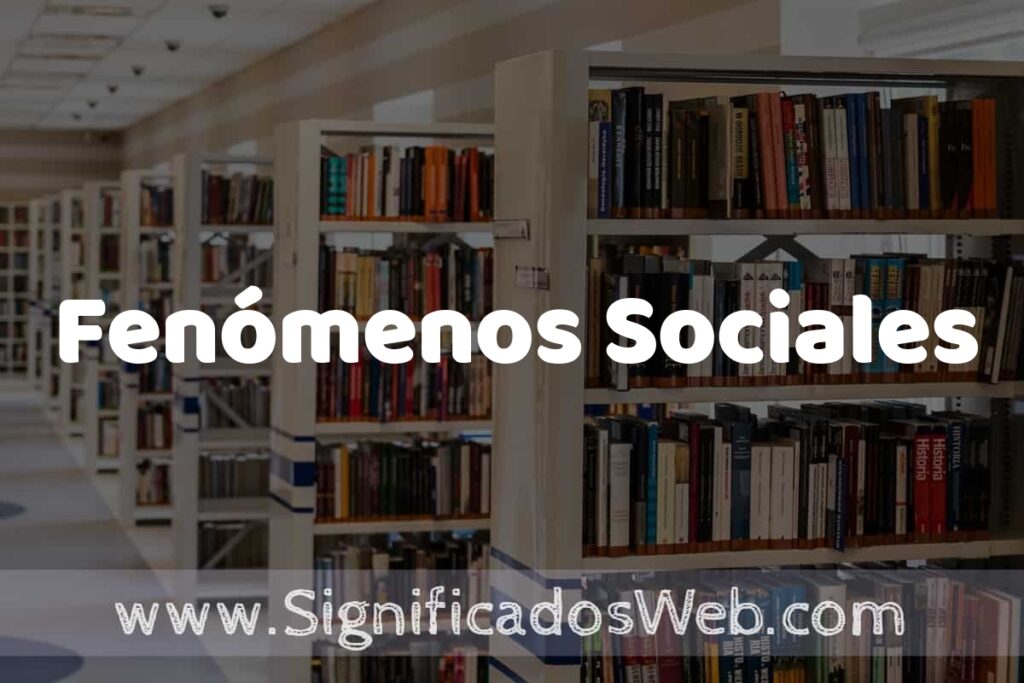 Concepto de Fenómenos Sociales ✔️ Significado y Definición