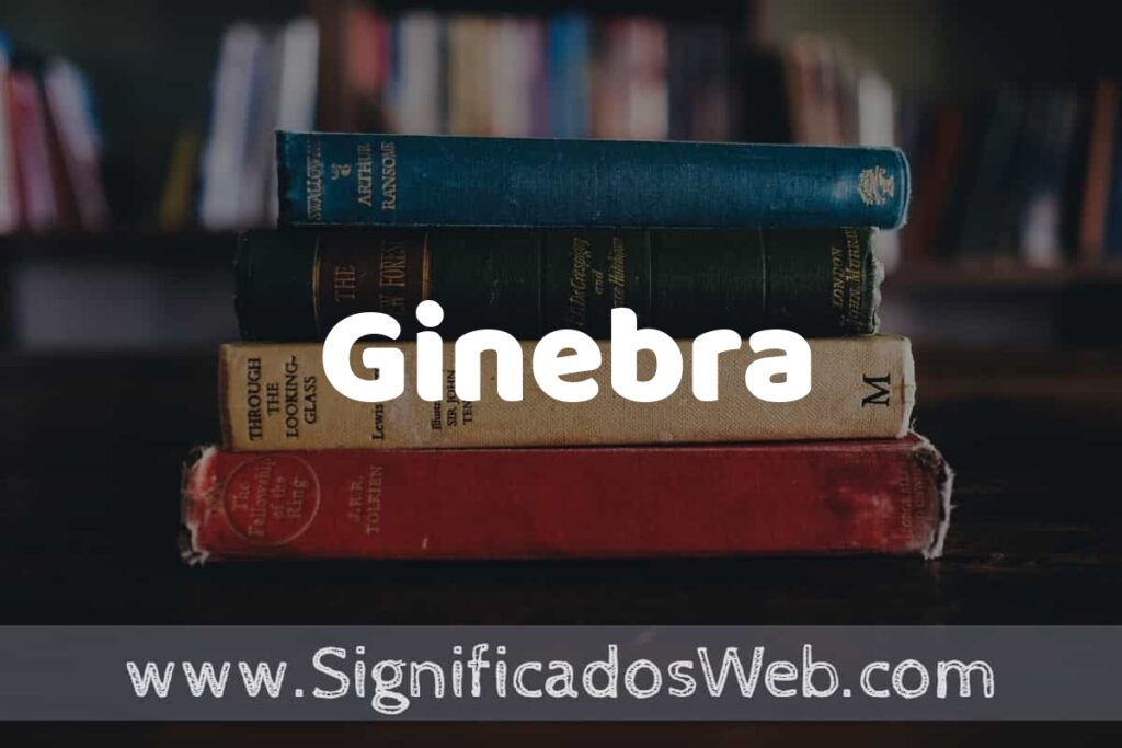 Concepto de Ginebra ▶️¿Que es? Definición y Significado